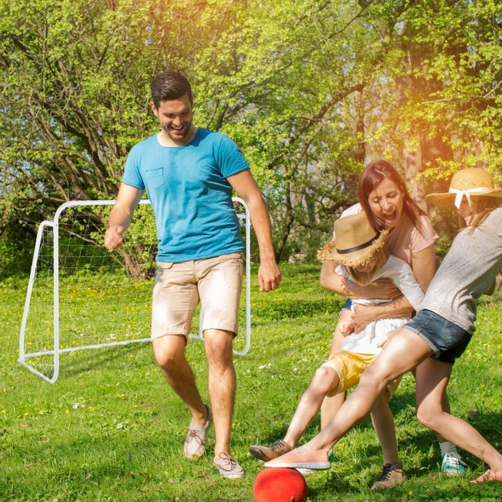 Actual product image Relaxdays football goal
