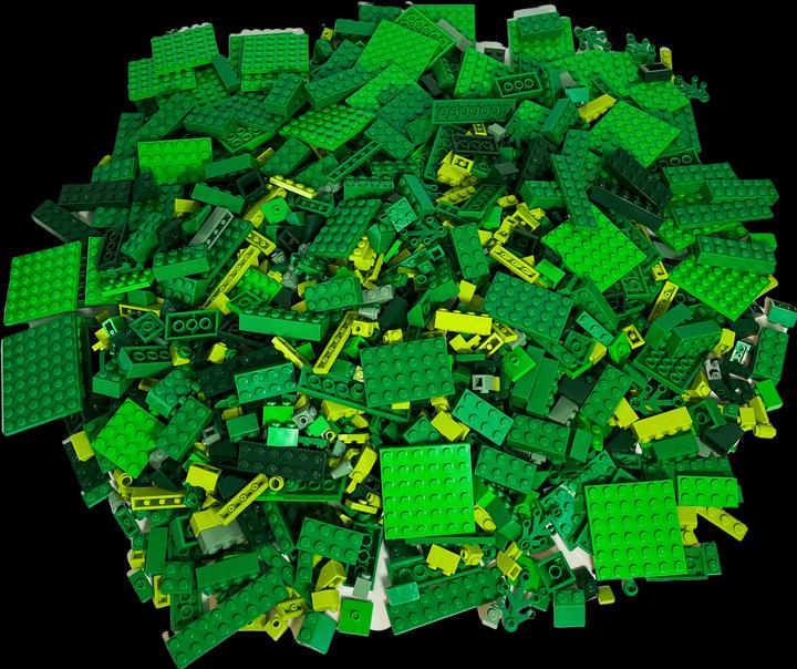 Actual product image LEGO Stones green mixed (LEGO Accessories)
