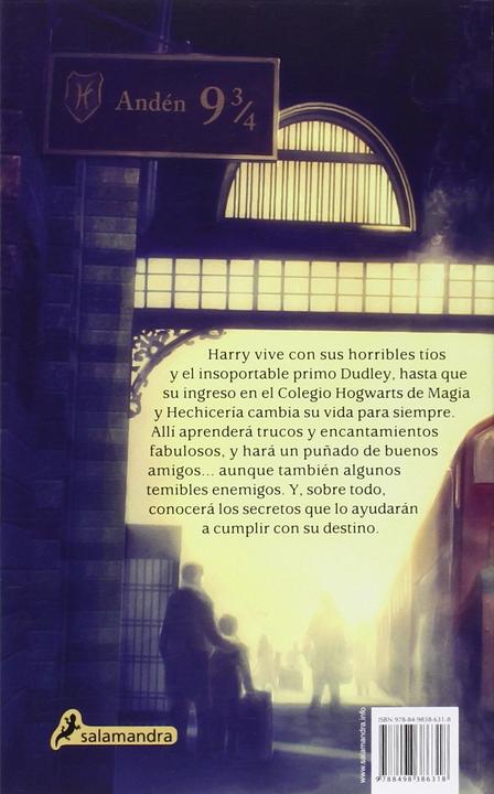 Image du produit Harry Potter 1 y la piedra filosofal (Espagnol, Joanne K. Rowling, 2014)