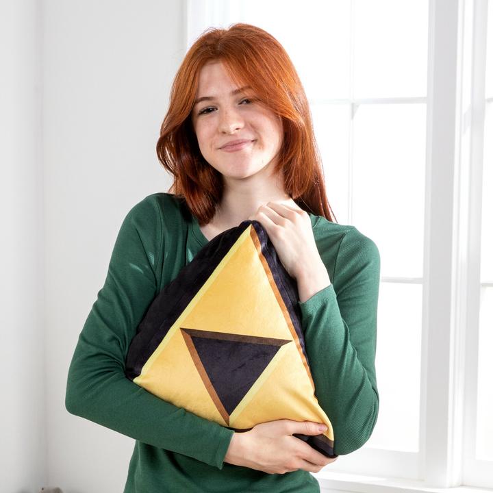 Actual product image Tomy The Legend of Zelda Mocchi-Mocchi plush figure Triforce 37 cm (44 cm)