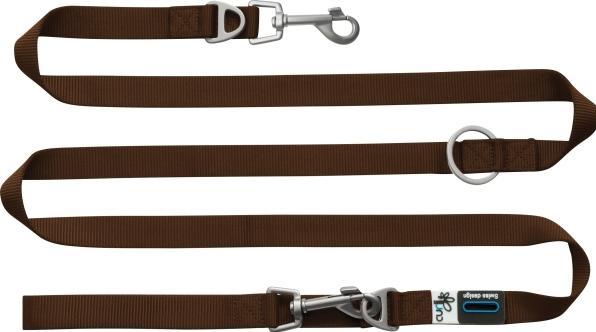 Produktbild Curli Verstellbare Leine Nylon braun M (M, Hund)