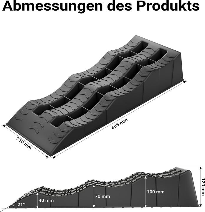 Produktbild XPOtool Stufenkeil Auffahrkeil Set