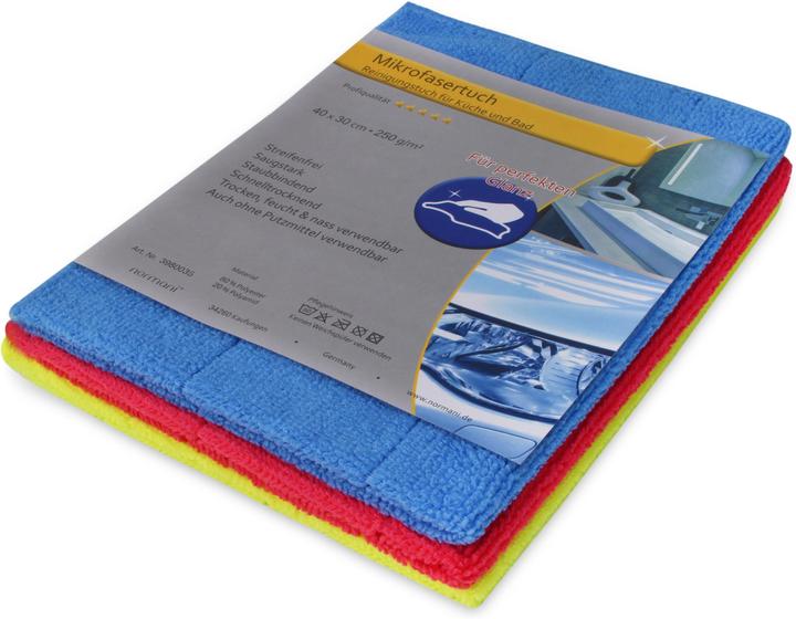 Produktbild Normani 12 Stück Mikrofasertuch Reinigungstuch für Küche und Bad (12 Stk.)