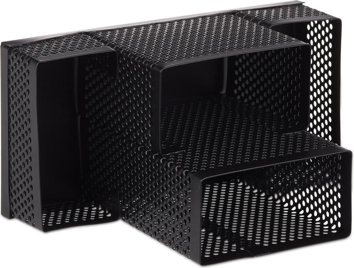 Actual product image Relaxdays Metal Mesh Desk Organizer