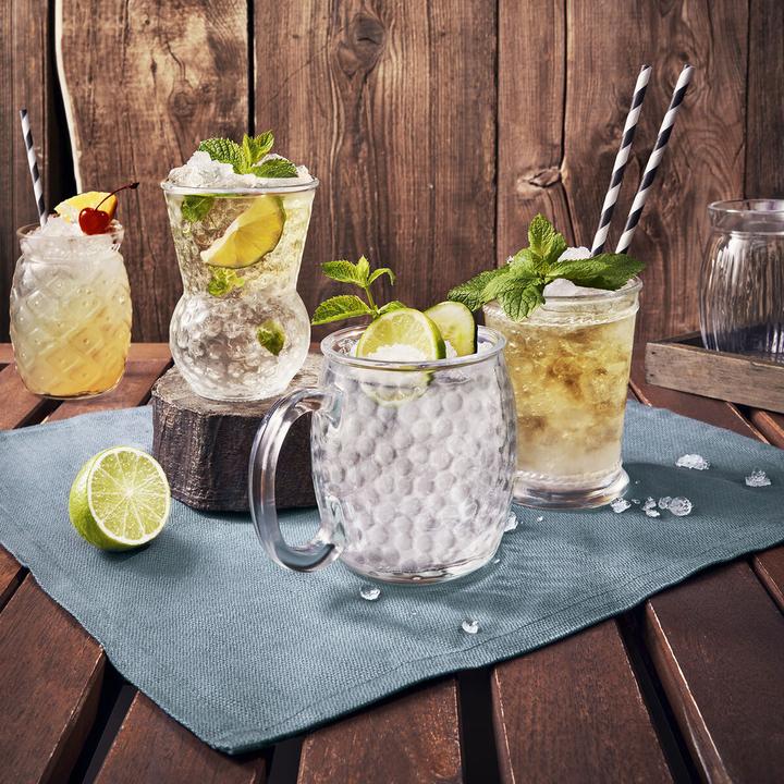 Produktbild Bormioli Rocco Cocktail-Glas Moscow Mule Glas 545 ml Cocktail (6 Stück) (5.45 dl, 6 x, Moscow Mule Becher)
