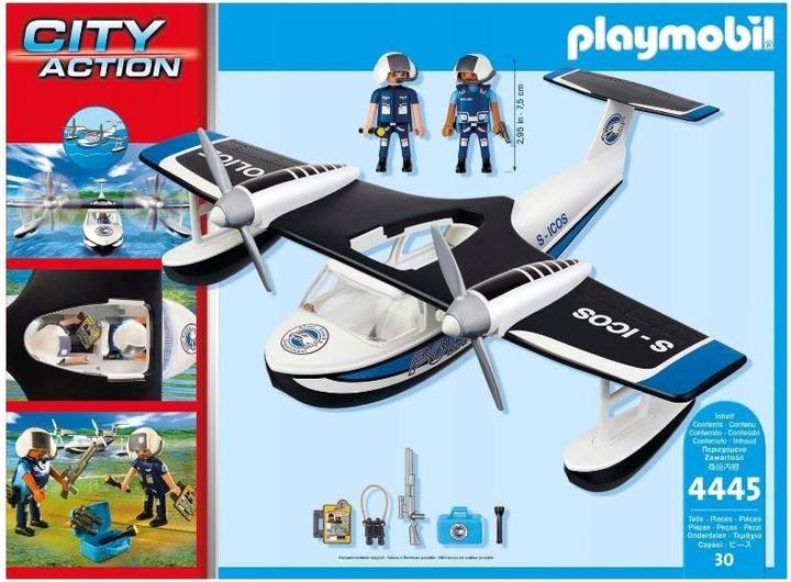Actual product image Playmobil 4445 Police Seaplane For 5-10 Years (4445, Playmobil City Action)
