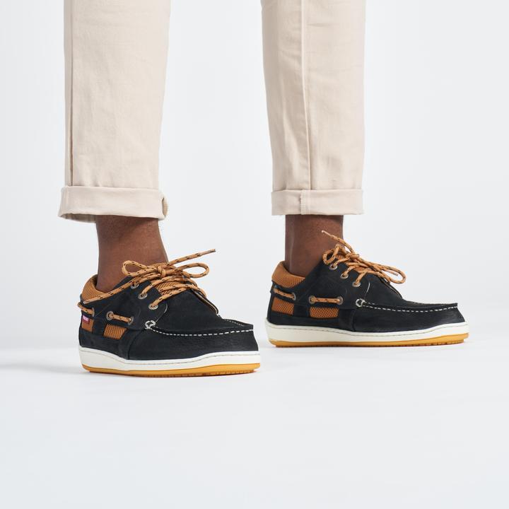 Produktbild Tribord Segelschuhe Herren Leder - Clipper schwarz (43)