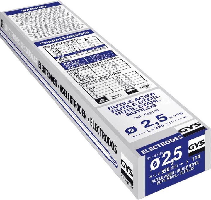 Actual product image GYS Welding electrodes