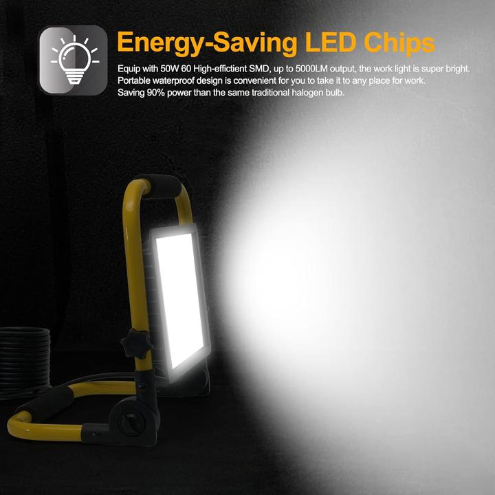 Immagine prodotto ‎Sentoo LED-Baustrahler (5000 lm)