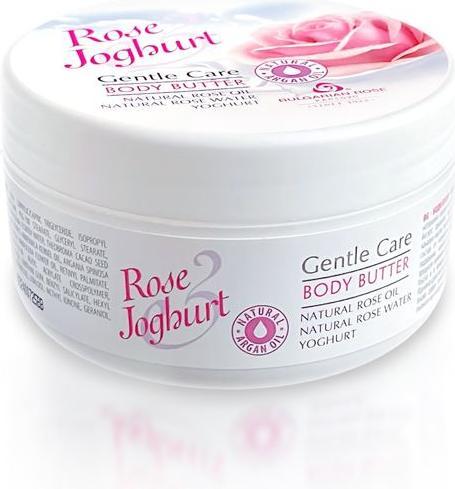 Actual product image Bulgarian Rose Rosaris Körperbutter Rose Joghurt 240 ml (Body butter, 240 ml)