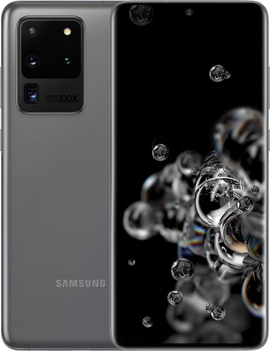 Actual product image Samsung Galaxy S20 Ultra 5G EU (128 GB, Cosmic Gray, 6.90", Hybrid Dual SIM, 108 Mpx, 5G)