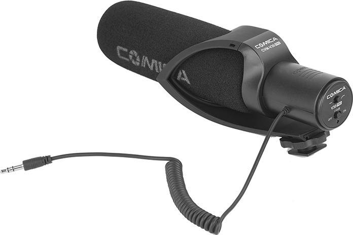 Actual product image Comica Super Cardioid Condenser Shotgun Microphone (Black)