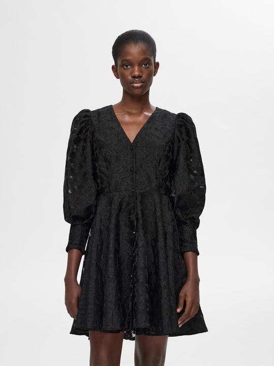 Produktbild Selected Femme Geblümtes Kleid mit Puffärmeln (40)