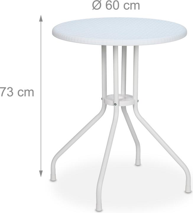 Actual product image Relaxdays Garden table (60 cm)