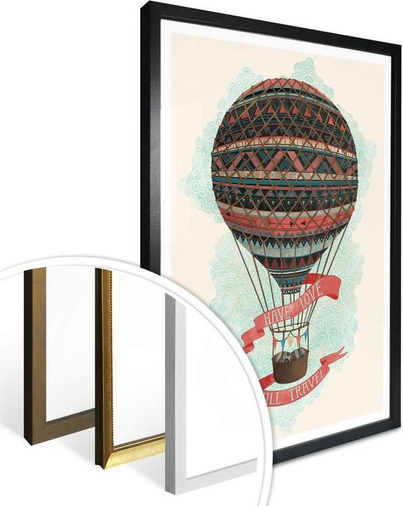 Actual product image Trenddeko Have love will travel (40 x 50 cm)