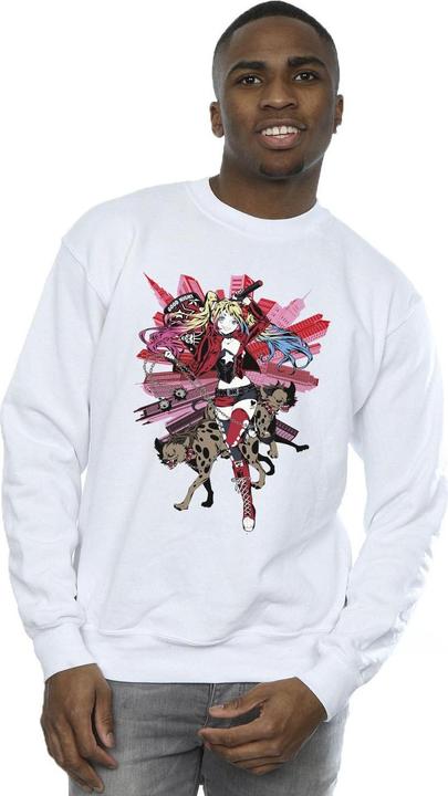 Actual product image Mens Harley Quinn Hyenas Cotton Sweatshirt (S)