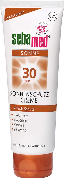 Actual product image Sebamed Sun Protection 30 (Suntan cream, SPF 50+, 75 ml)