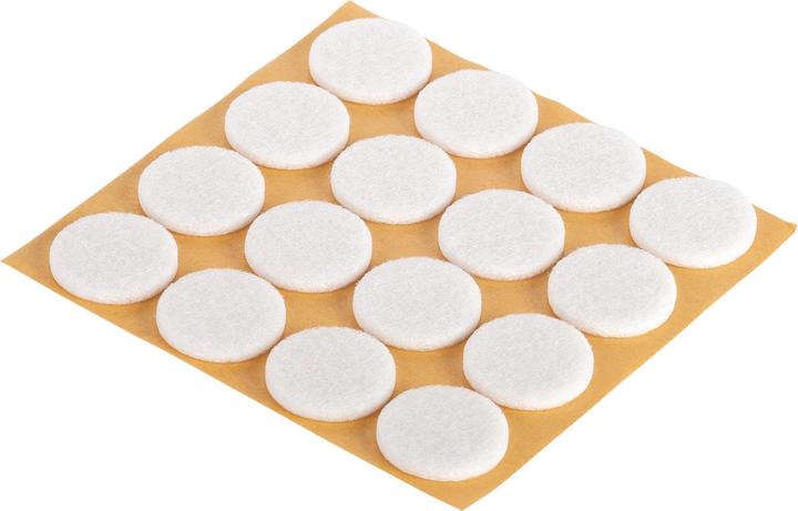 Productafbeelding Fix-o-moll Viltglijders 3 mm / Ø 22 mm 16 x (Vilten glijders, 16 Stuk)