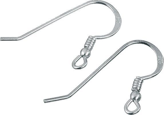 Produktbild Pracht Ohrhaken mit Feder, 925erSterling-Silber, 2Stk. (Sterling-Silber)