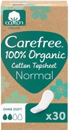 Carefree Organic Cotton Normal - Panty liners - 30.0pcs (30 x, Panty liners)
