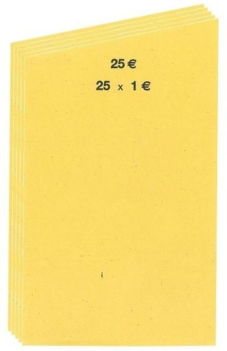 Produktbild Inkiess Handrollpapier 1,00€ gelb VE=50 Blatt
