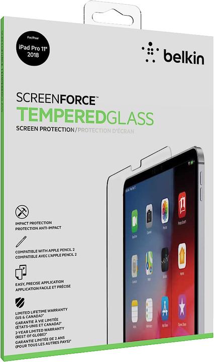 Produktbild Belkin Screenforce Tempered Glass (1 Stück, iPad Pro 11 2018 (1. Gen), iPad Pro 11 2020 (2. Gen))