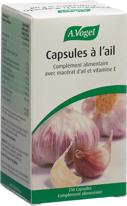 Actual product image A. Vogel VOGEL Garlic Capsules jar 210 (210 Piece, Capsules, 239 g)