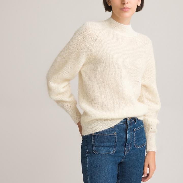 Produktbild La Redoute Collections Pullover mit Stehkragen (S)