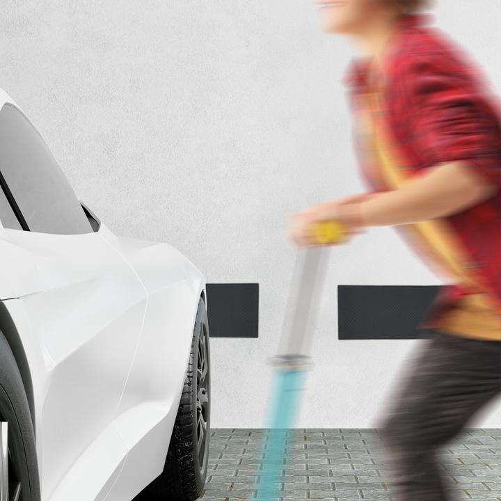 Actual product image Relaxdays 2x Garagenwandschutz