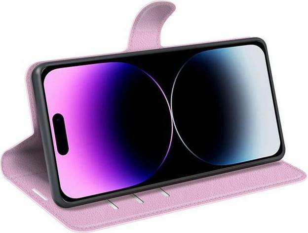Image du produit MU Classic Série de couvertures de livres en cuir Litchi (Apple iPhone 15 Pro)