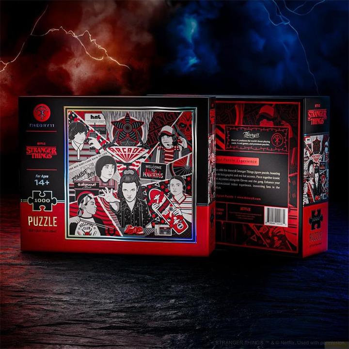Actual product image Theory11 Stranger Things Multi-Dimensionales Puzzle (1000 Teile) (1000 pieces)