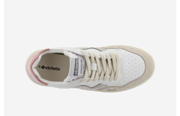 Actual product image Victoria leather effect and split leather sneakers seul (36)