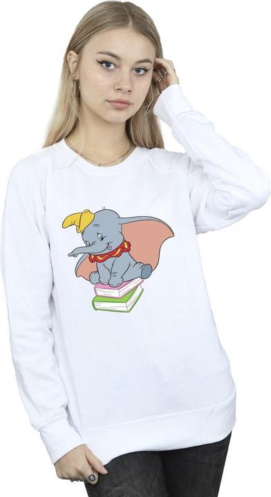 Immagine prodotto Disney Dumbo Sitting On Books Felpa Donna (M)
