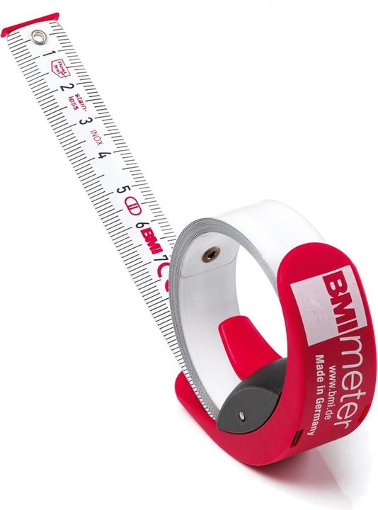 Produktbild BMI meter (früher BMI-quicky) = 2 Meter Zollstock + Massband / 2 in 1 Meterstab (M)