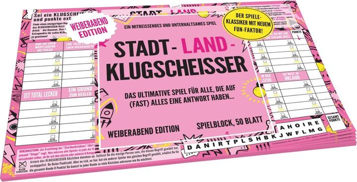 Actual product image Stadt-Land-Klugscheisser - Women's Evening Edition (German)