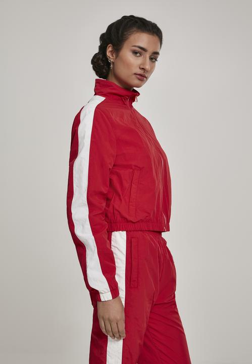 Image du produit Urban Classics Ladies Short Striped Crinkle Track Jacket (S)