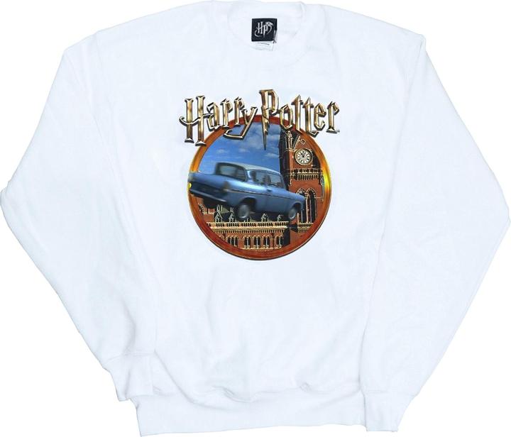 Actual product image Womens/Ladies Flying Car Sweatshirt (XXL)