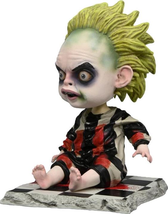 Productafbeelding Neca Beetlejuice Beetlejuice Hoofd Klopper bobblehead figuur Baby Beetlejuice 16 cm