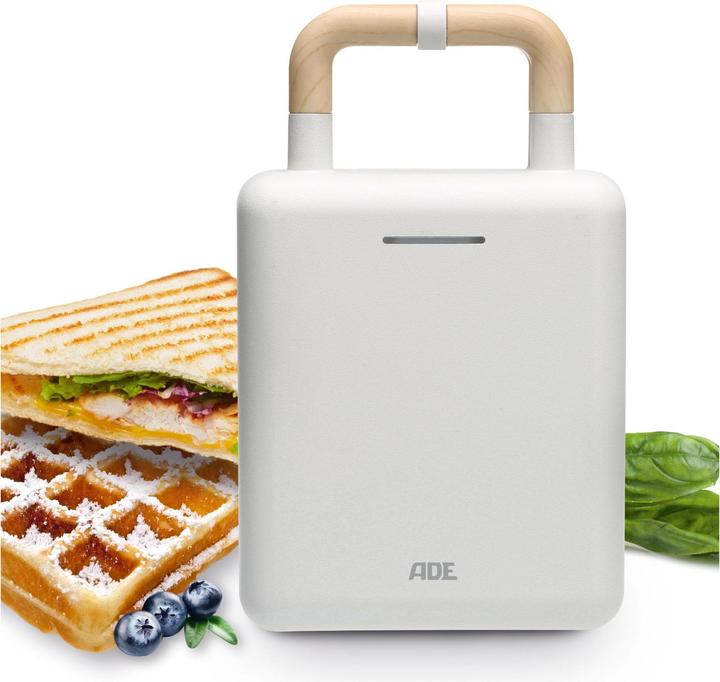 Actual product image ADE Waffle Iron White