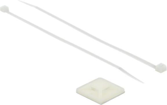 Produktbild Delock Kabelbinderhalterung (Kunststoffkabelbinder, 30 mm, 10 Stk.)