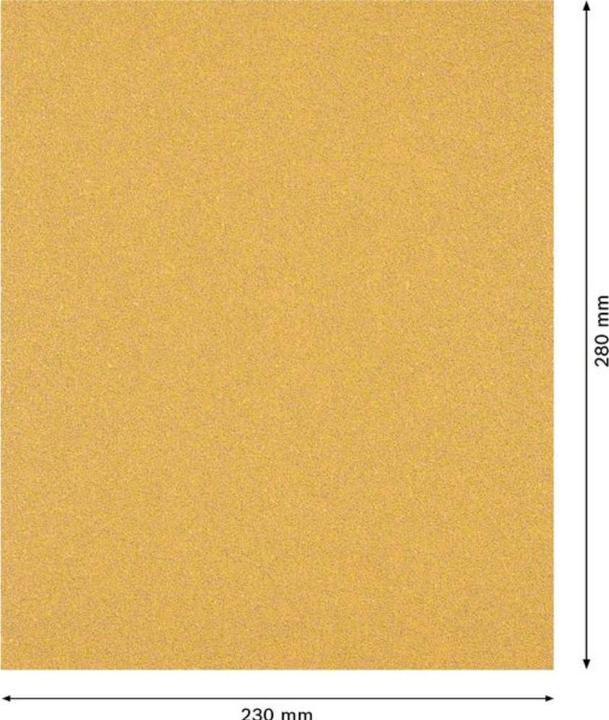 Immagine prodotto Bosch Professional Zubehör EXPERT C470 Carta vetrata per levigatura a mano, 230 x 280 mm, G 60 (60)