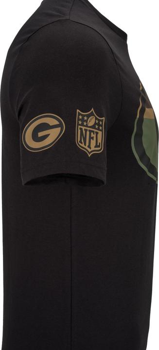 Actual product image New Era Shirt - NFL Green Bay Packers noir / wood camo (M)