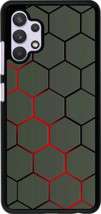 Produktbild PhoneLook Hülle Geometric Line red (Samsung Galaxy A32)