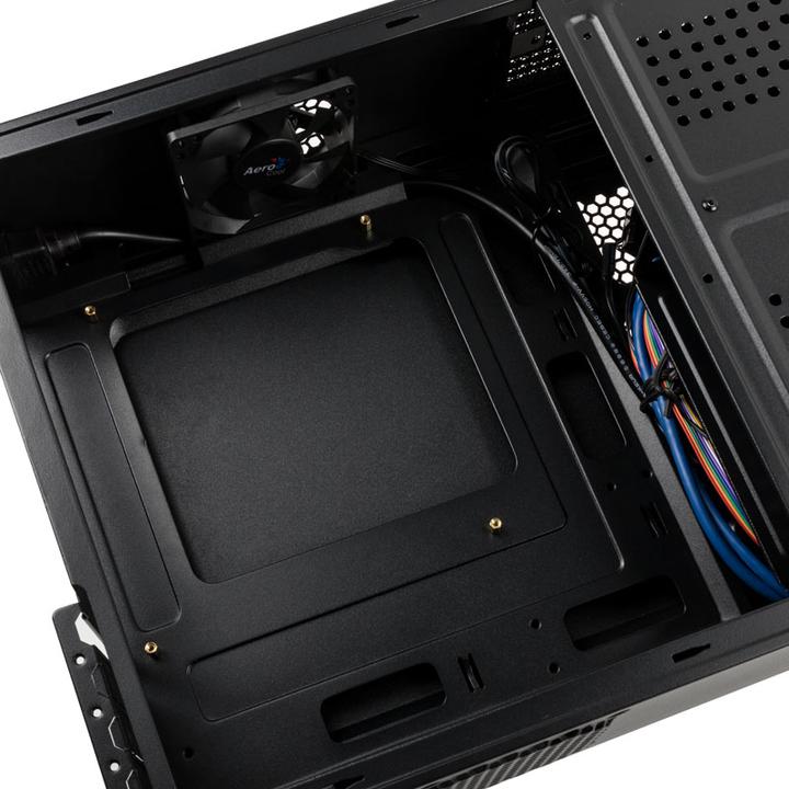 Actual product image AeroCool Go Mini Playa Slim Black MicroATX/MiniITX o.N. - Cases - Micro/Mini/ (mATX, Mini-ITX)