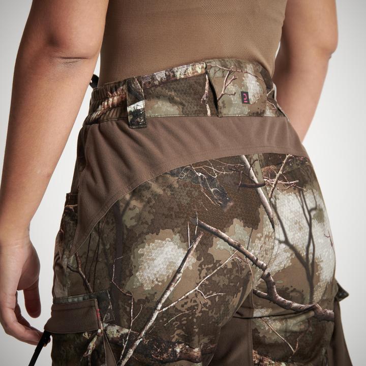 Produktbild Solognac Jagd-Regenhose Treemetic 500 Damen warm wasserdicht geräuscharm Camouflage (44)