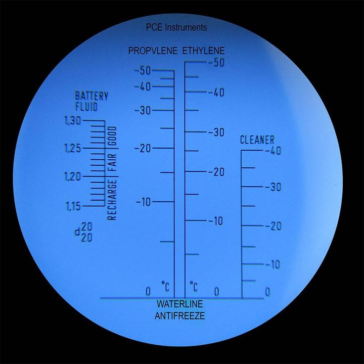 Image du produit PCE Instruments Réfractomètre PCE-SG pour antigel (Mallette d'instruments de mesure)