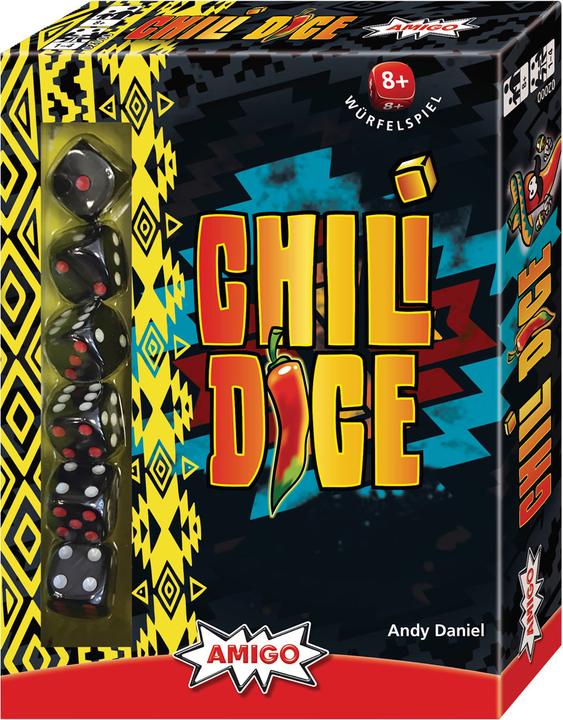 Actual product image Amigo Chili Dice, d from 8 years, 1-4 players, dice game, family game (German, English)