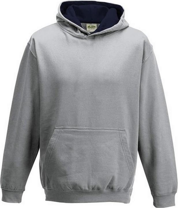 Heather grey, Dark Blue