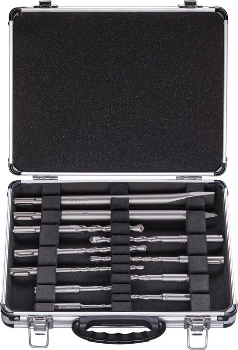 Actual product image Bosch Professional Zubehör Drill and chisel set SDS-Plus 11 pieces in case (5 mm, 6 mm, 7 mm, 8 mm, 10 mm, 12 mm)