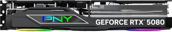 Actual product image PNY GeForce RTX 5080 ARGB Epic-X RGB Overclocked Triple Fan (16 GB)